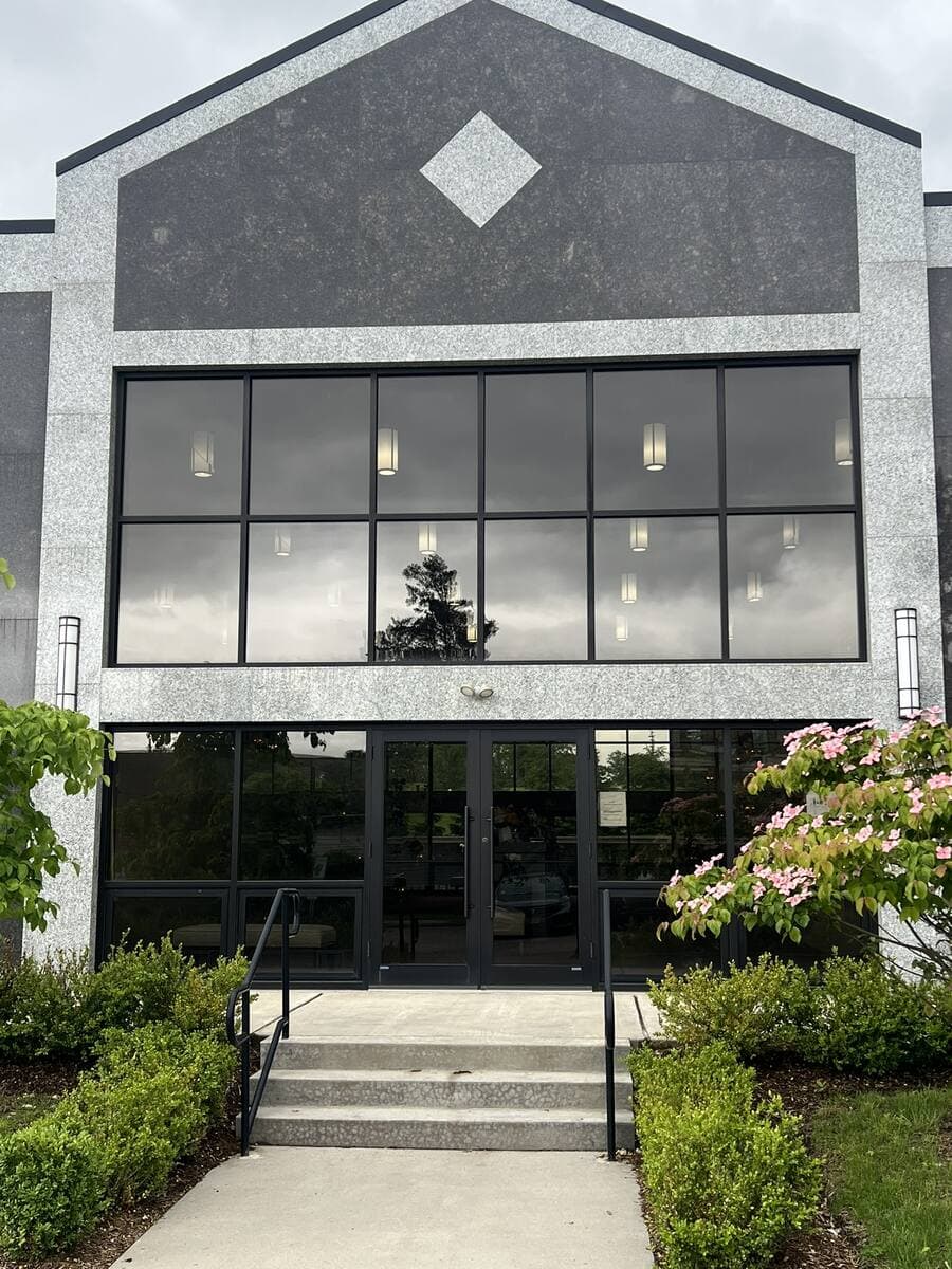 Totowa Glass commercial building exterior with custom glass facade